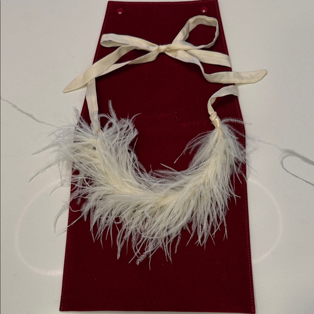 New Zara Cream Feather Choker Collar
Necklace 1856/103/712